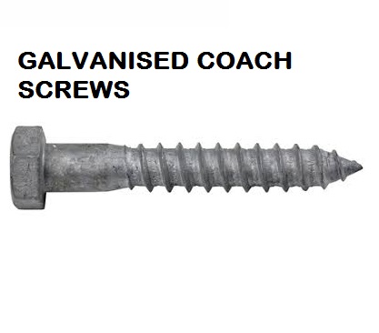 Coach Screws Galvanized